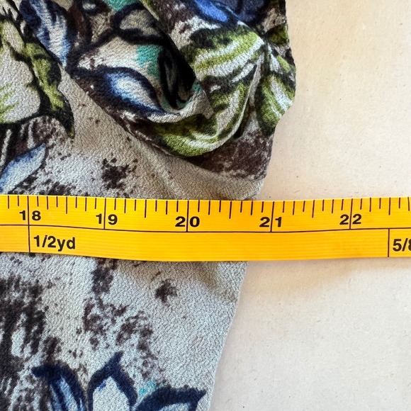 Habitat Floral Print Viscose Button Front Blouse Womens M - Picture 9 of 11